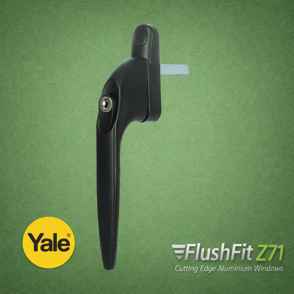 Yale FlushFit Black Handle